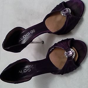 ALDO Open Toe Heels, Purple
